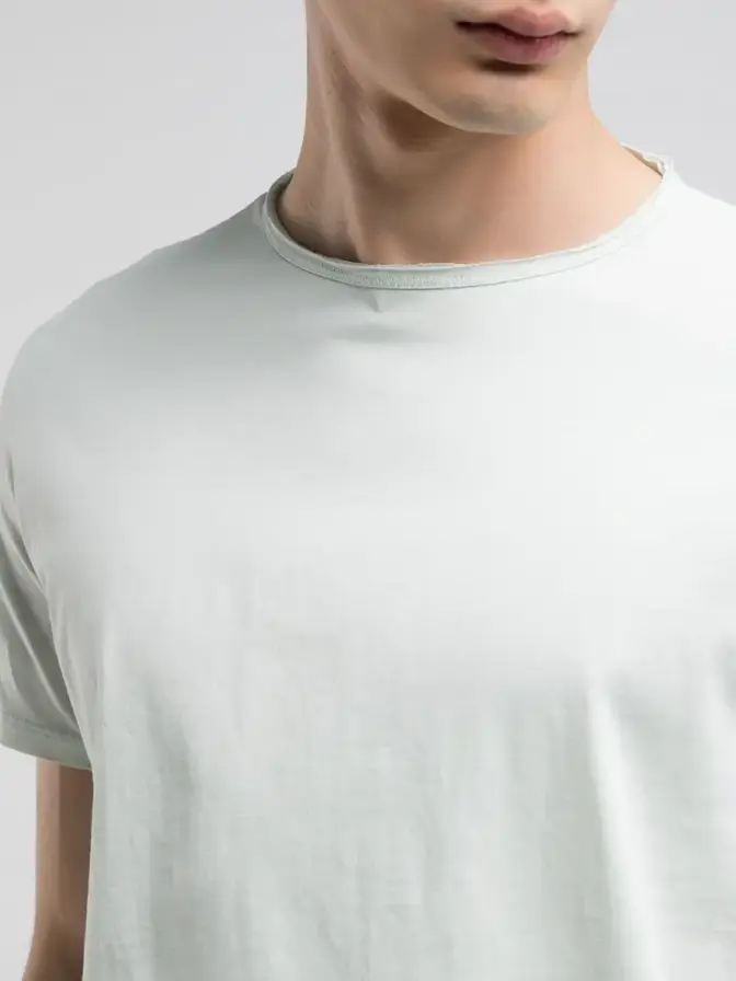 T-Shirt offene Kante Rundhals Replay – Bild 30