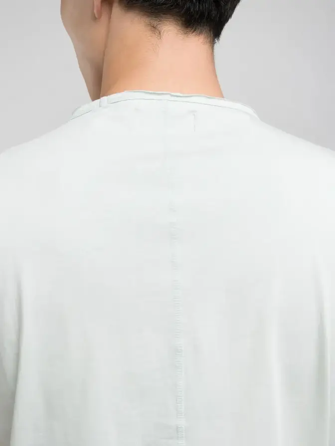 T-Shirt offene Kante Rundhals Replay – Bild 31