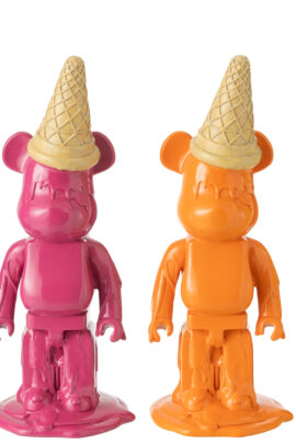 Bär mit Waffeltüte / Eis Jolipa