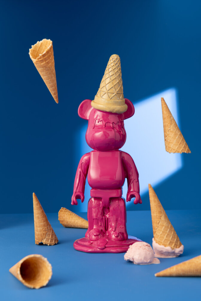 Bär mit Waffeltüte / Eis Jolipa – Bild 4