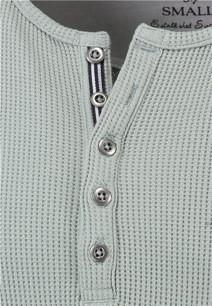 Leichter Pullover mit V-Ausschnitt und Knöpfen - Key Largo – Bild 6