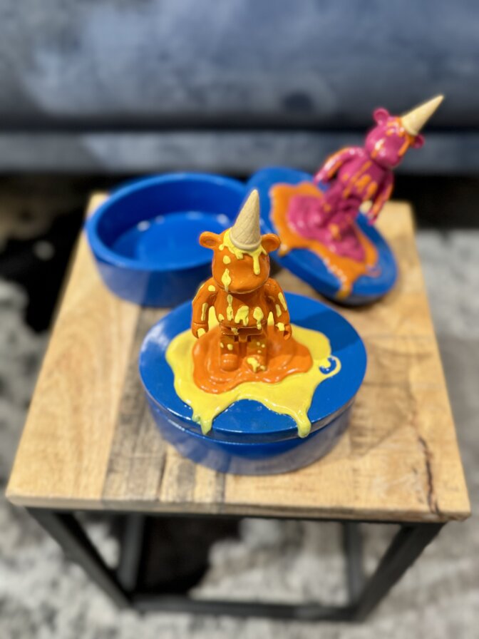 Dose Bär mit Waffeltüte / Eis Jolipa – Bild 5