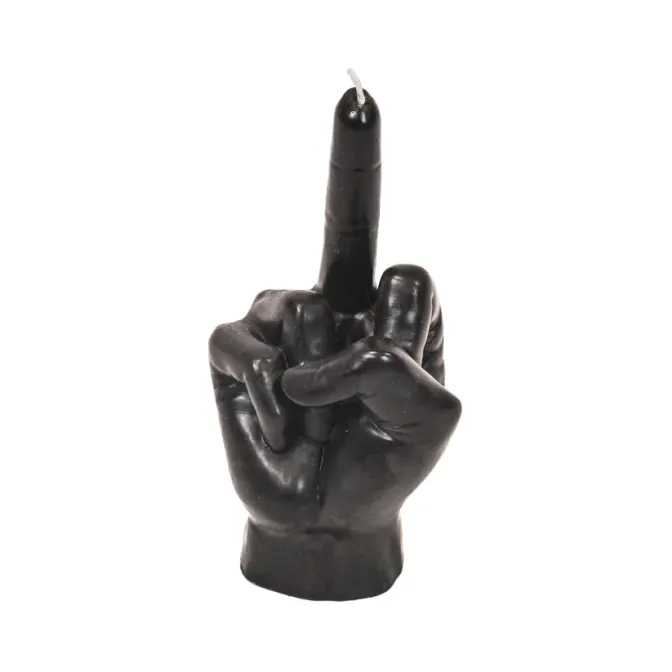 Kerze Mittelfinger – Bild 2
