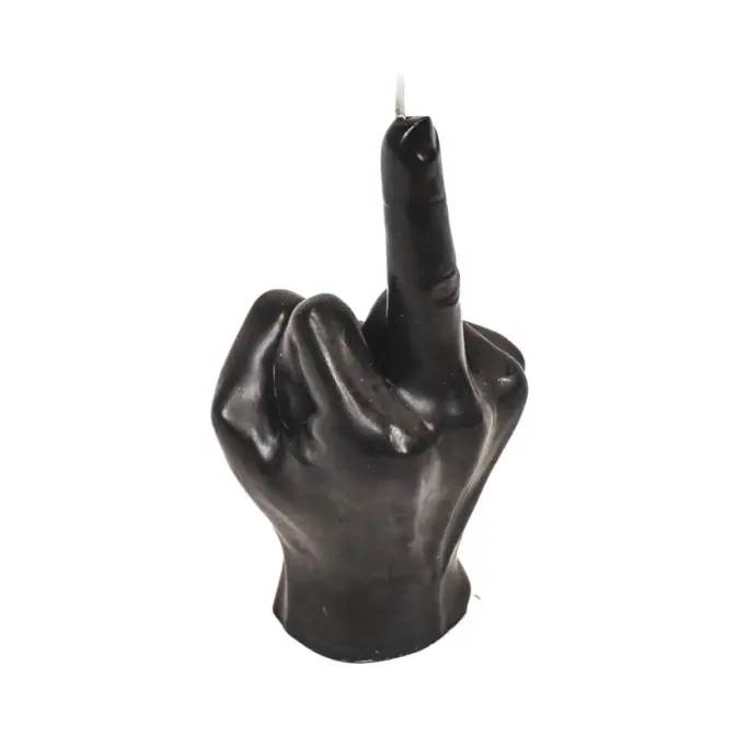 Kerze Mittelfinger – Bild 3