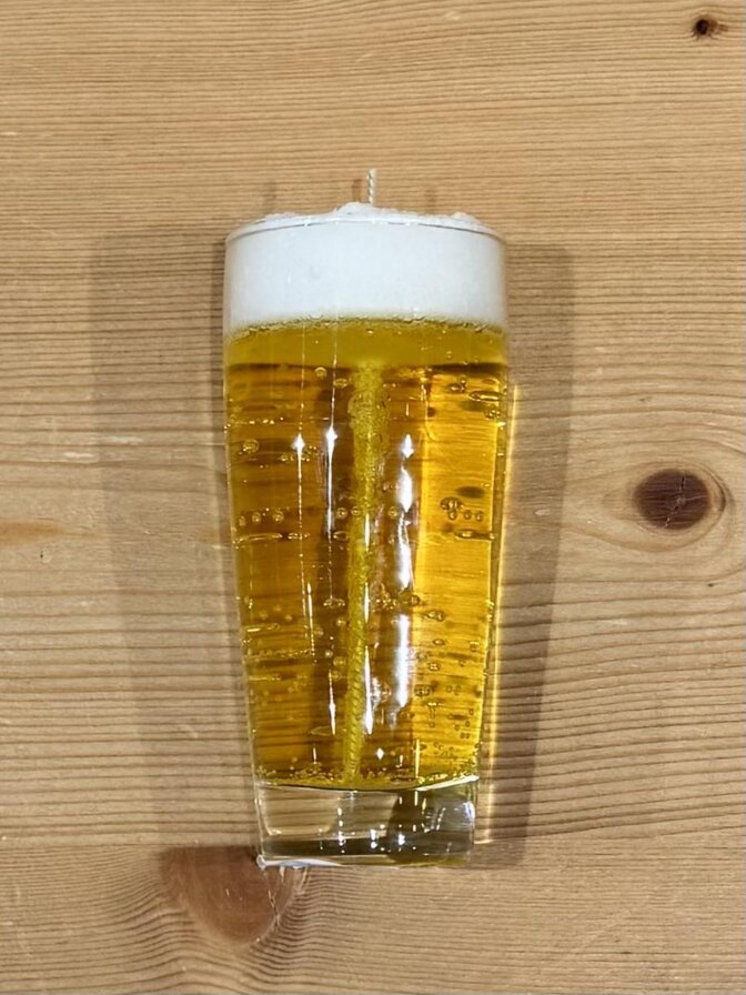 Kerze im Bierglas Willybecher 0,2l – Bild 3