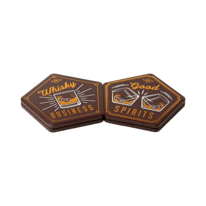 Ceramik Coasters Whisky Gentlemens Hardware – Bild 2