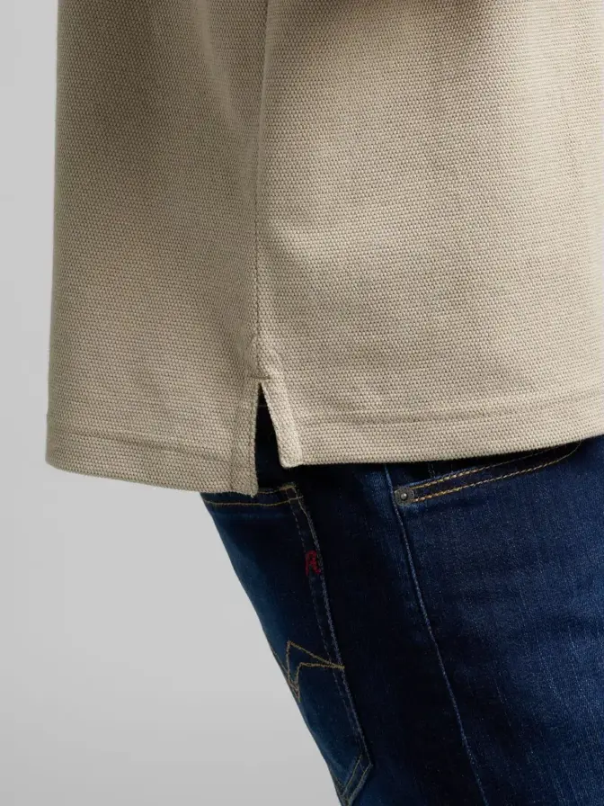 Polo-Shirt mit gestr. Kanten Replay – Bild 2