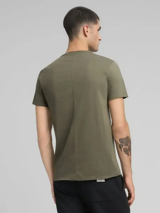 T-Shirt offene Kante Rundhals Replay – Bild 11