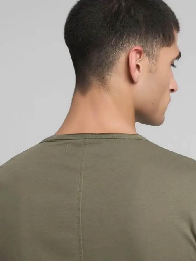 T-Shirt offene Kante Rundhals Replay – Bild 9