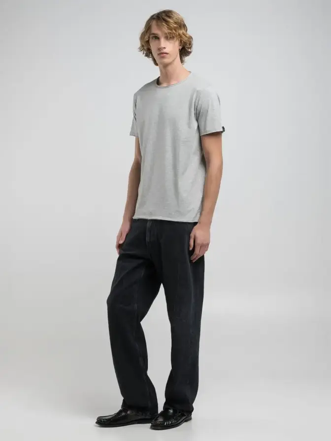 T-Shirt offene Kante Rundhals Replay – Bild 14
