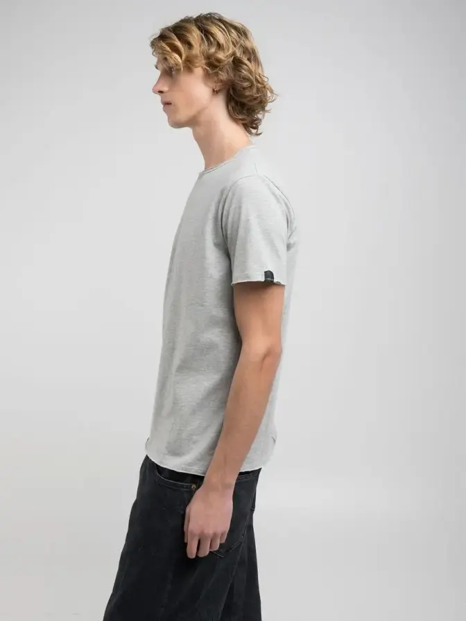 T-Shirt offene Kante Rundhals Replay – Bild 17