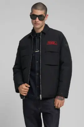 Wattierte Rider-Jacke mit Patches Replay