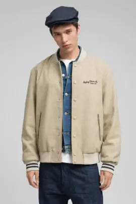 Varsity-Bomberjacke aus Wollmischung Replay