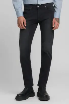 Jeans Grover Black Power Stretch Replay