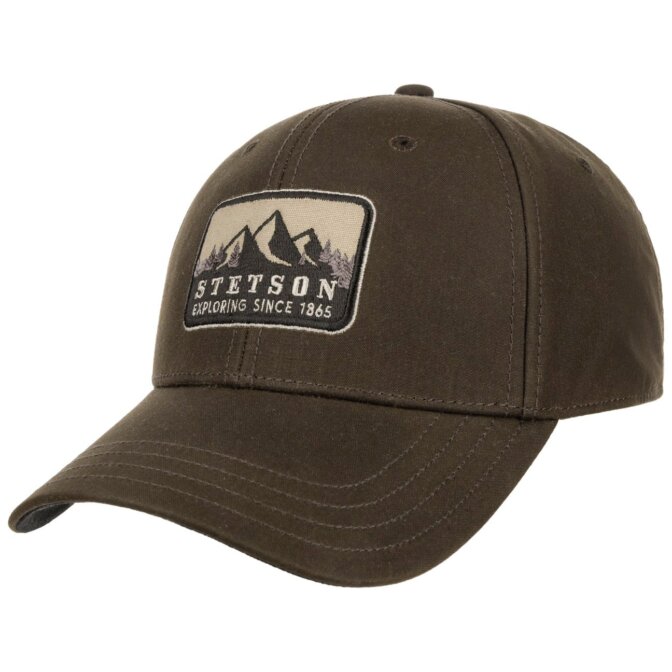 Baseball Cap Waxed Cotton Stetson