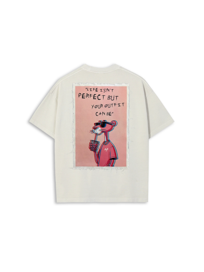 T-Shirt Pink Panther Patch Nice.Peace