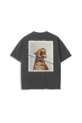 T-Shirt Leopard Patch Nice.Peace