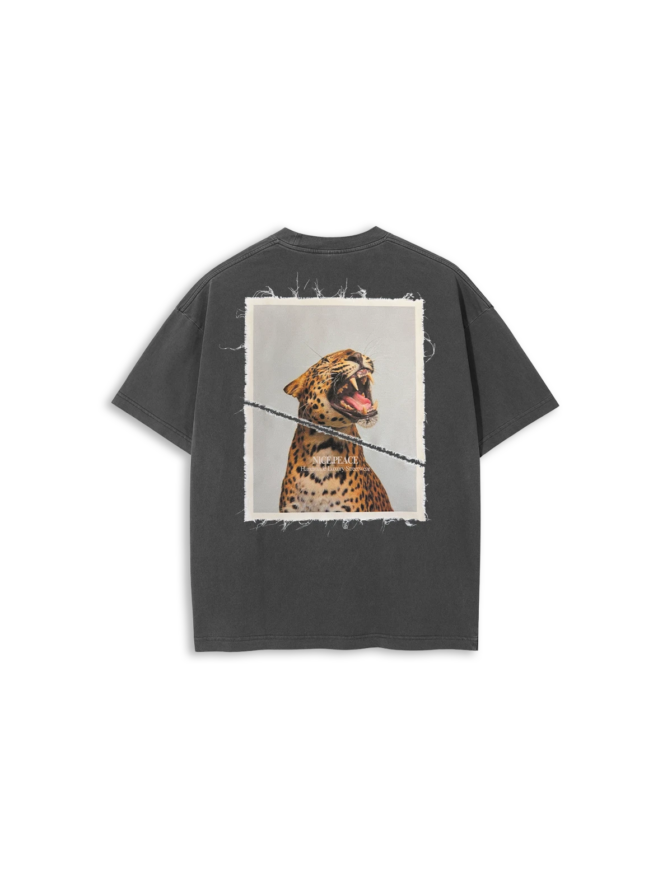 T-Shirt Leopard Patch Nice.Peace