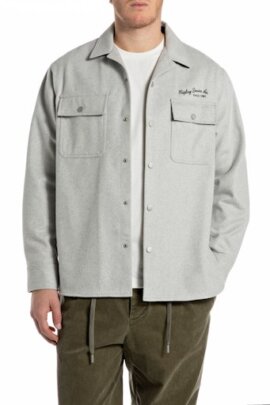 Overshirt mit Wolle Replay