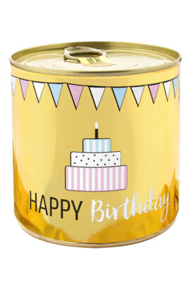 Cancake Brownie Happy Birthday Goldfunkeln - Wondercandle