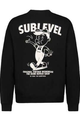 Crewneck-Sweatshirt mit Aufdruck Handwerker Authentic Style