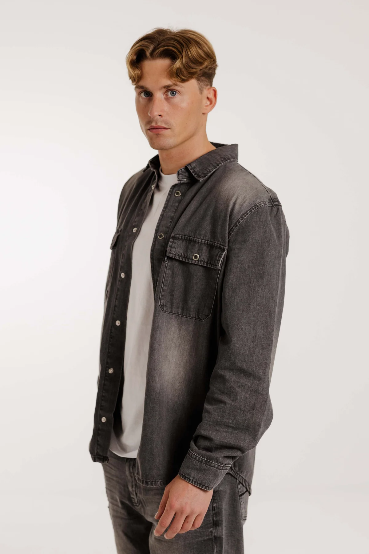 Jürgen Jeansmann Overshirt Jeanshemd Kleinigkeit – Bild 3