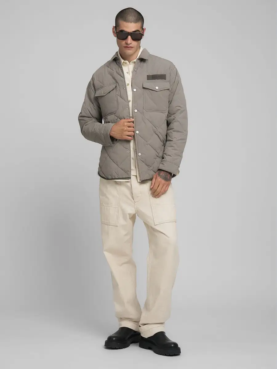 Jacke Regular Fit mit Knittereffekt Replay – Bild 7