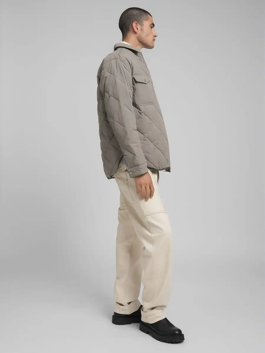 Jacke Regular Fit mit Knittereffekt Replay – Bild 4