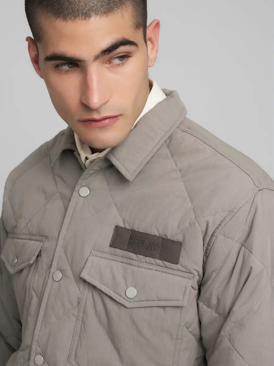 Jacke Regular Fit mit Knittereffekt Replay – Bild 3