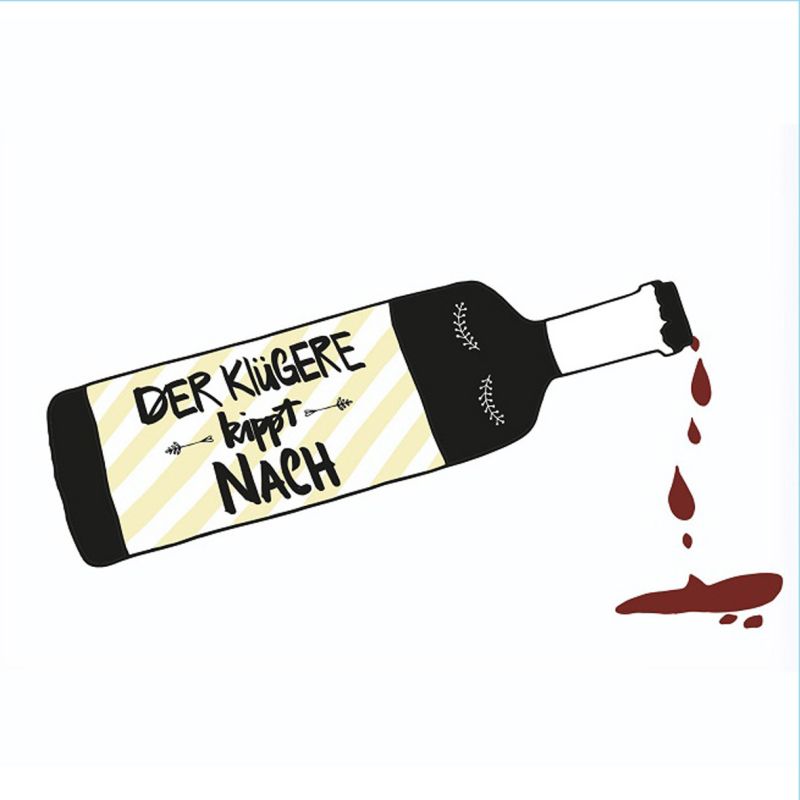 Serviette Der Klügere kippt nach - ppd