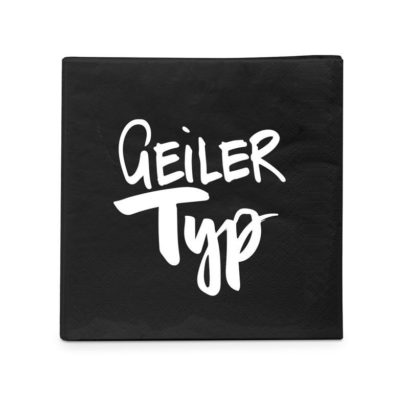 Geiler Typ Serviette 25x25cm - ppd