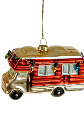 Glasanhänger Wohnmobil rot Werner Voß Design