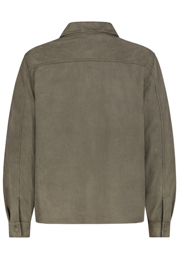 Overshirt / leichte Jacke in Velouroptik - Authentic Style – Bild 2
