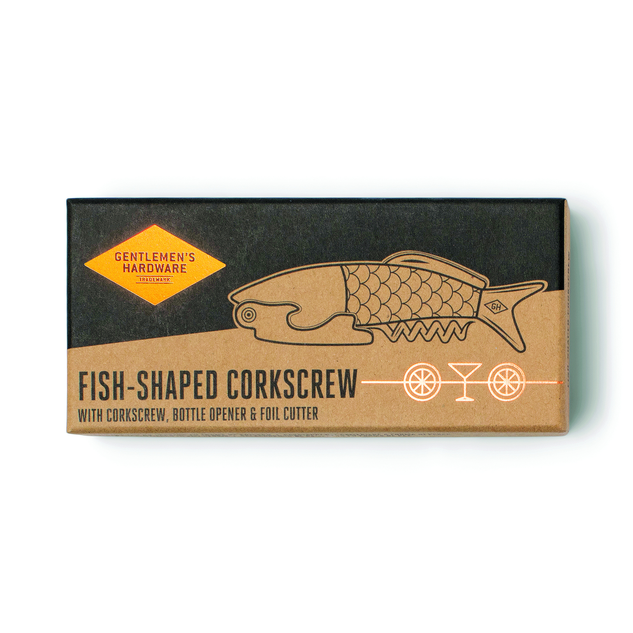 Fish shaped Waiter´s Corkscrew - Korkenzieher Gentlemen's Hardware