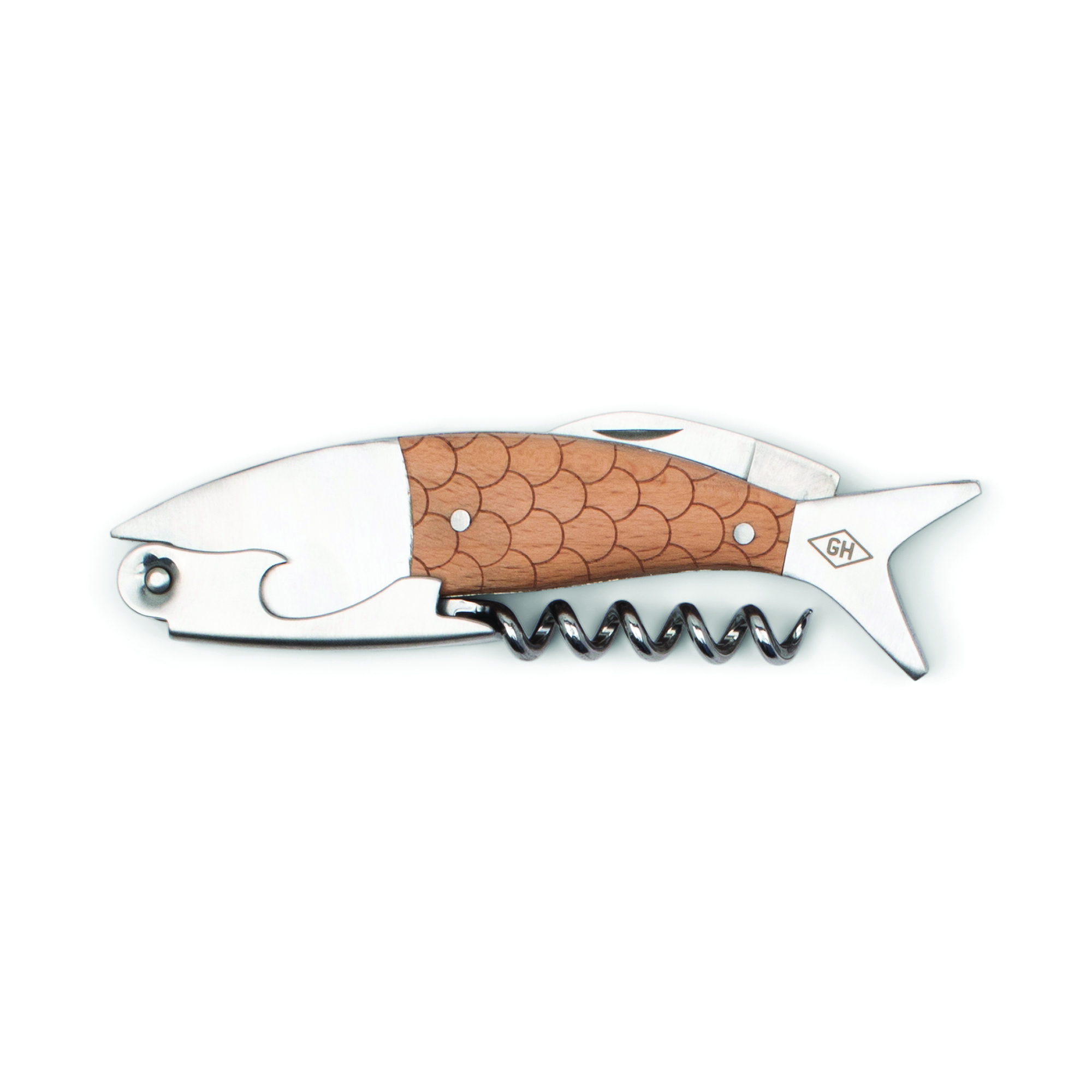 Fish shaped Waiter´s Corkscrew - Korkenzieher Gentlemen's Hardware – Bild 2