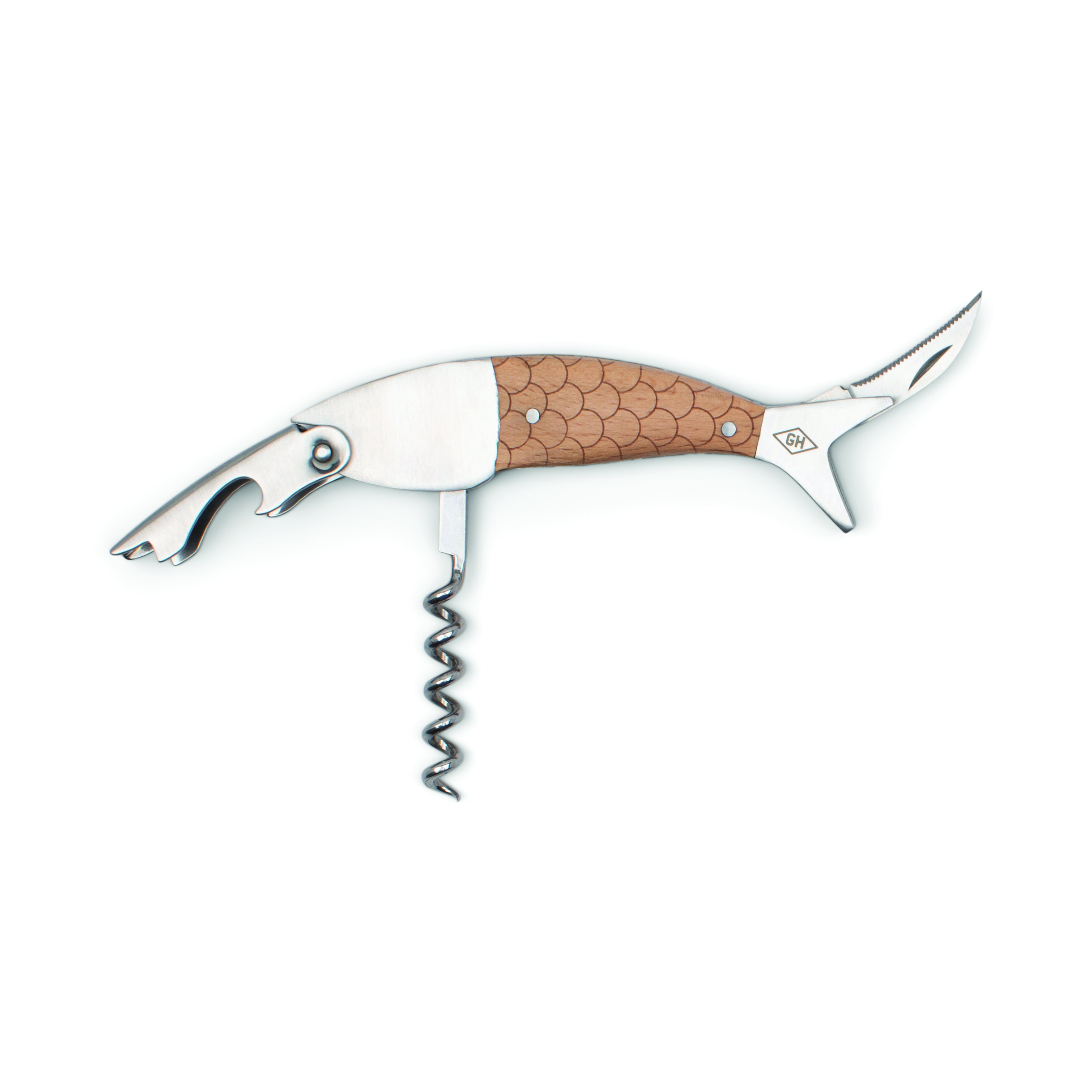 Fish shaped Waiter´s Corkscrew - Korkenzieher Gentlemen's Hardware – Bild 3