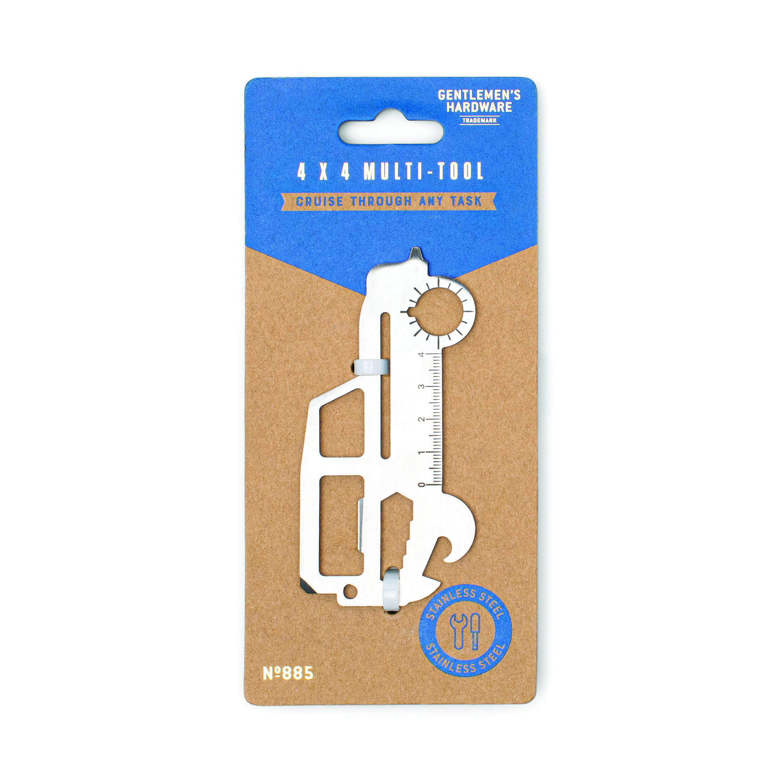 4x4Car Credit Card Tool - Multiwerkzeug Gentlemen's Hardware