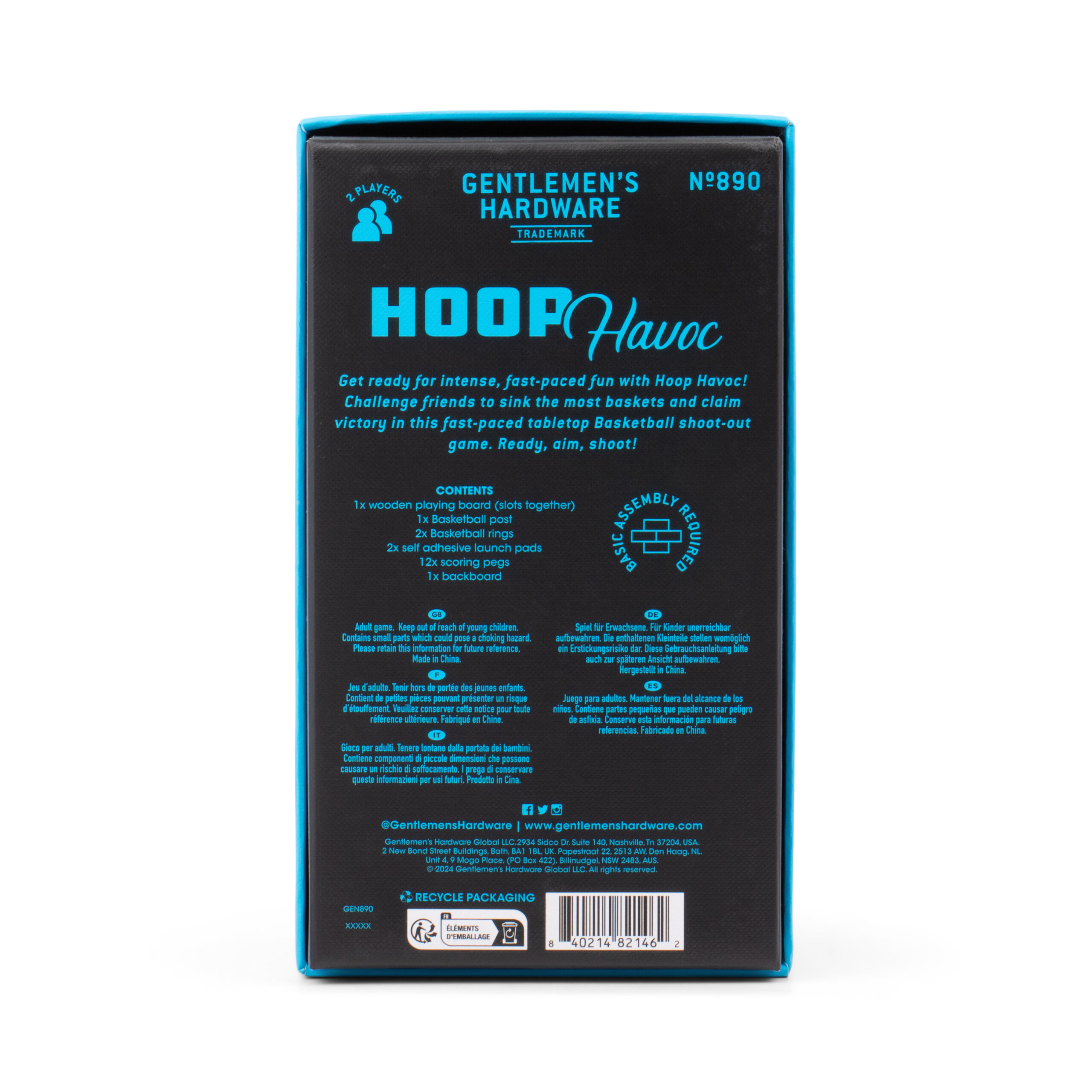 Basketball Shot Game Gentlemen's Hardware – Bild 2