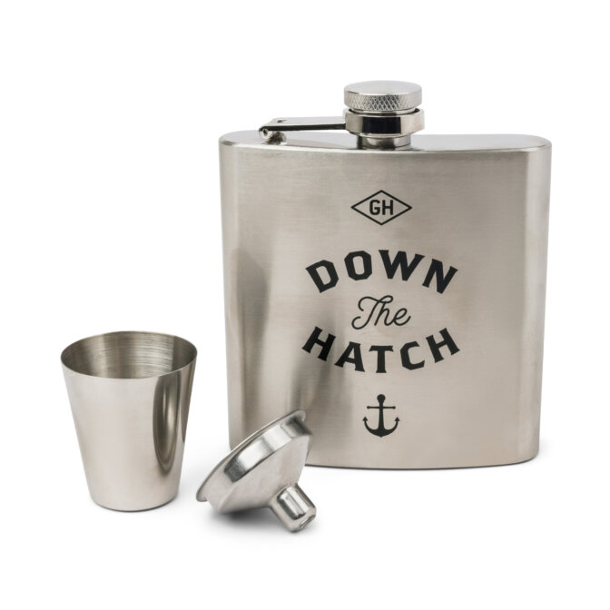 Hip Flask Set Gentlemen´s Hardware