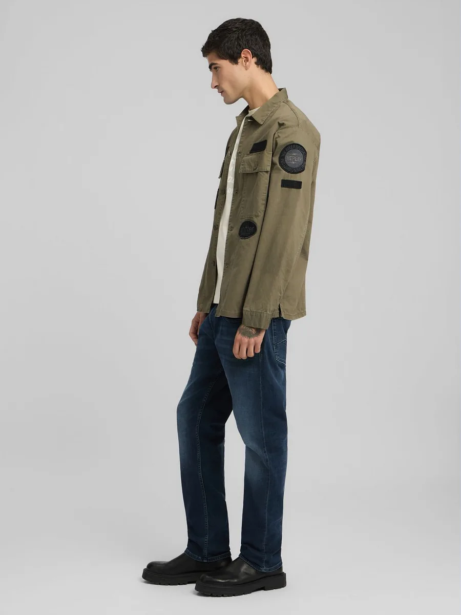 Hemdjacke mit Patches Replay – Bild 3