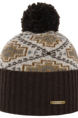Beanie Bommelmütze Navajo Stetson