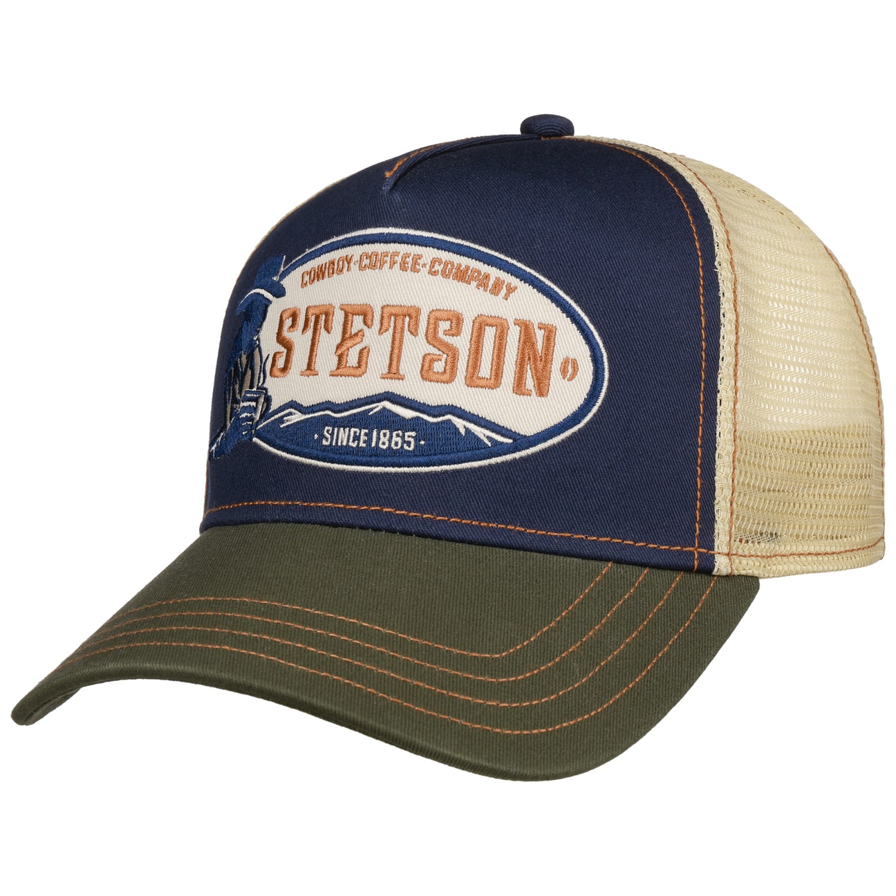 Trucker Cap Cowboy Coffee Stetson