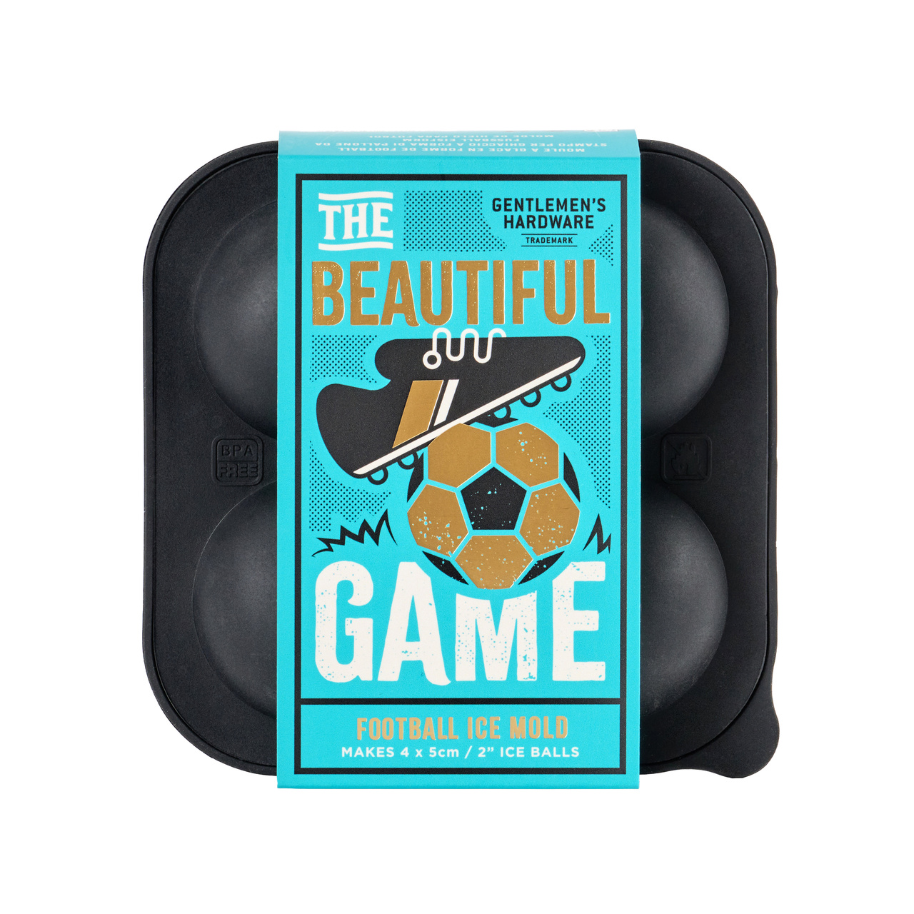 Football Ice Mould - Eiswürfelform Gentlemen´s Hardware