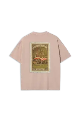 Flamingo Exotica Patch T-Shirt Vintage Nice.peace