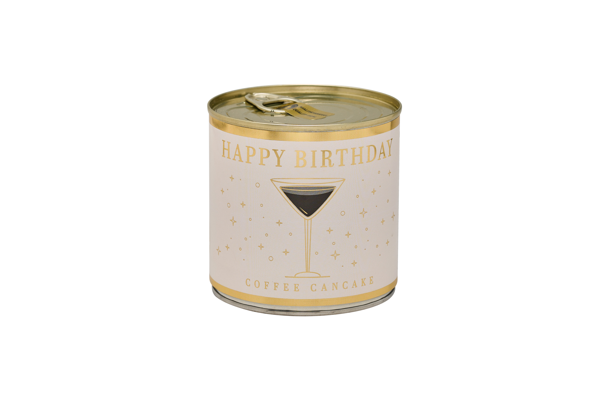 Cancake Happy Birthday creme Kaffee Wondercandle