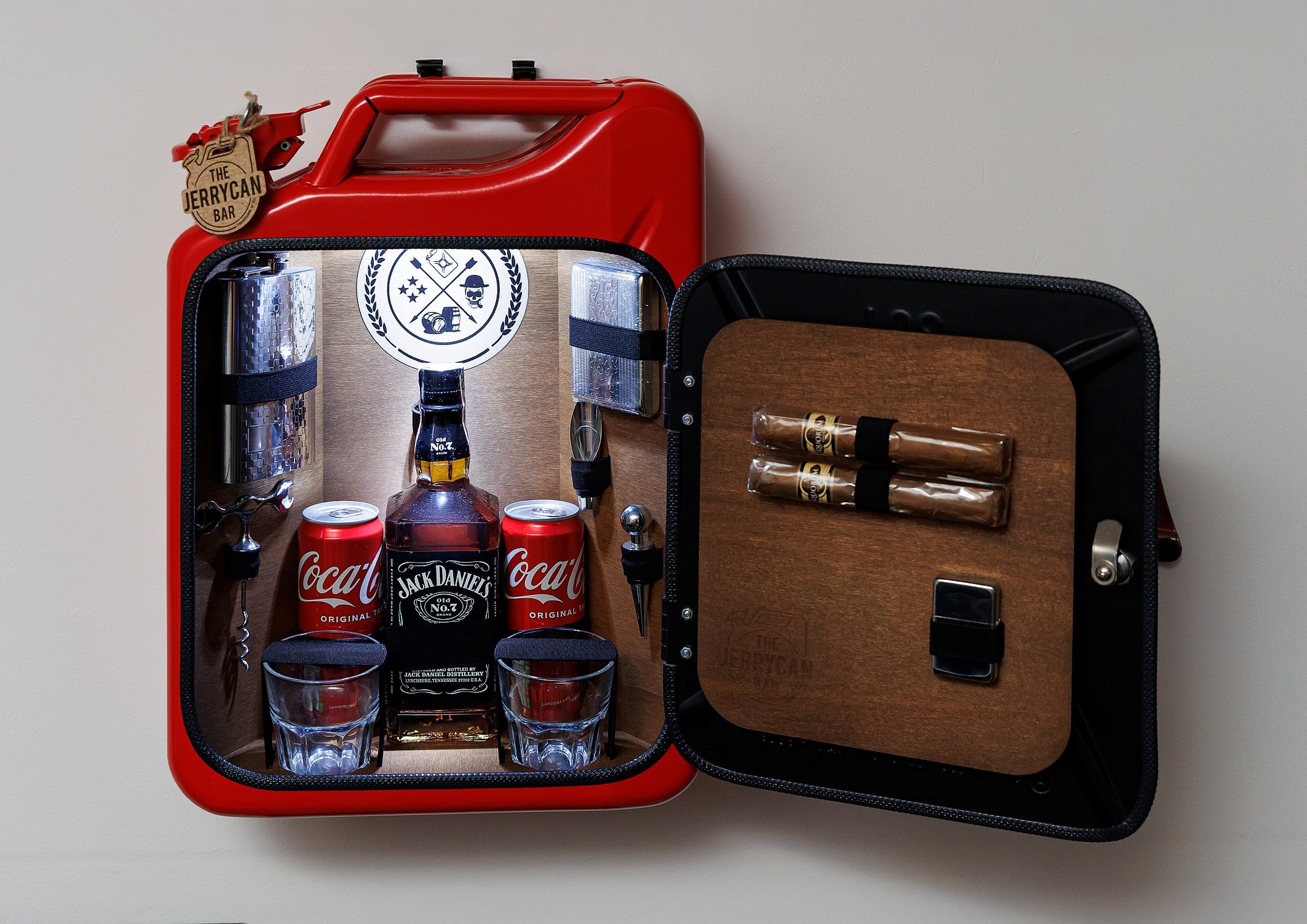Dieselkanister-Bar Spirit of the real man red - the jerrycan bar