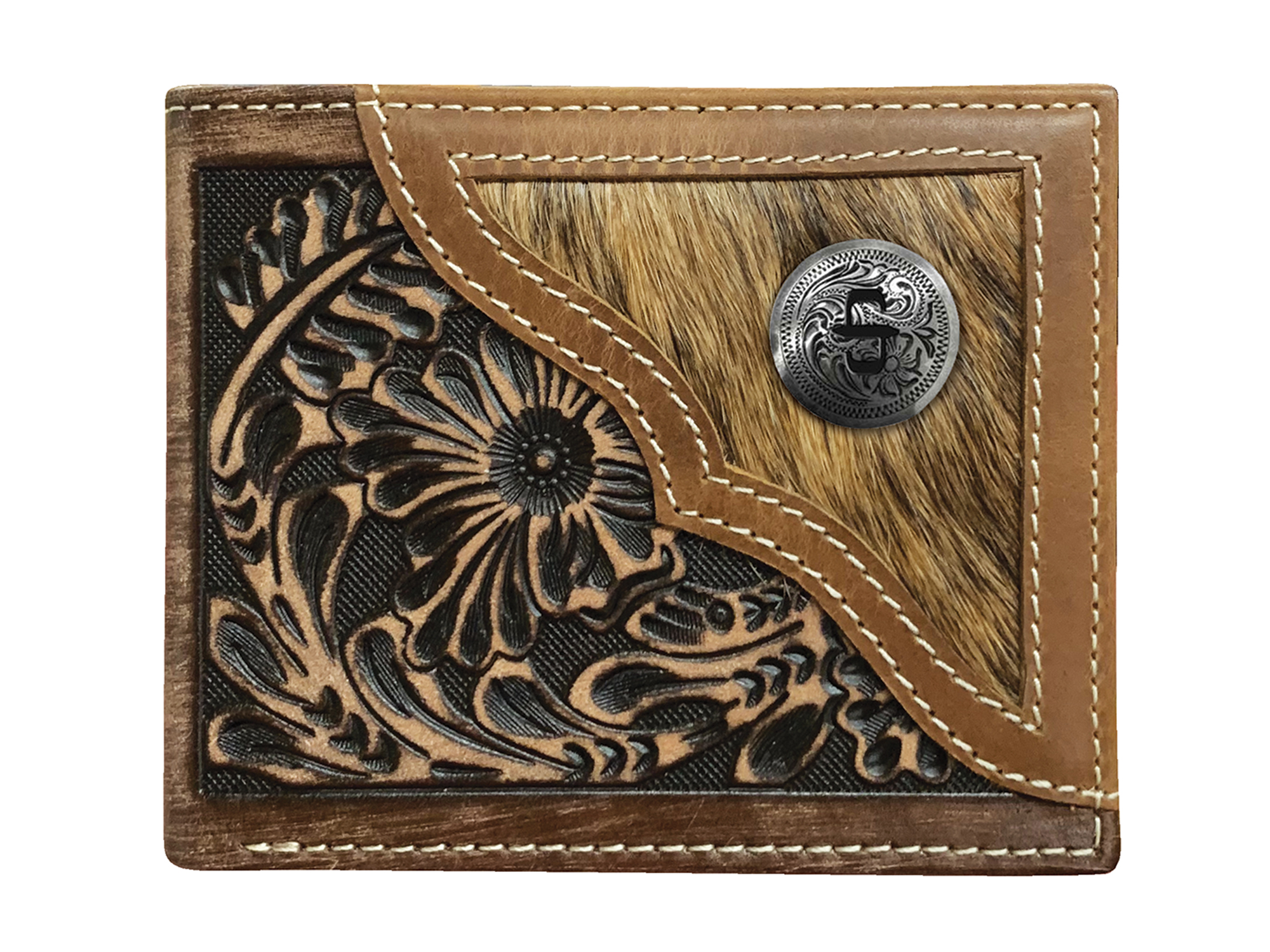 Portemonnaie Hair-On-Hide Concho Stetson