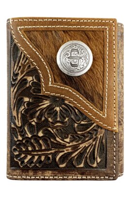 Portemonnaie Hair-On-Hide Concho Leather Stetson