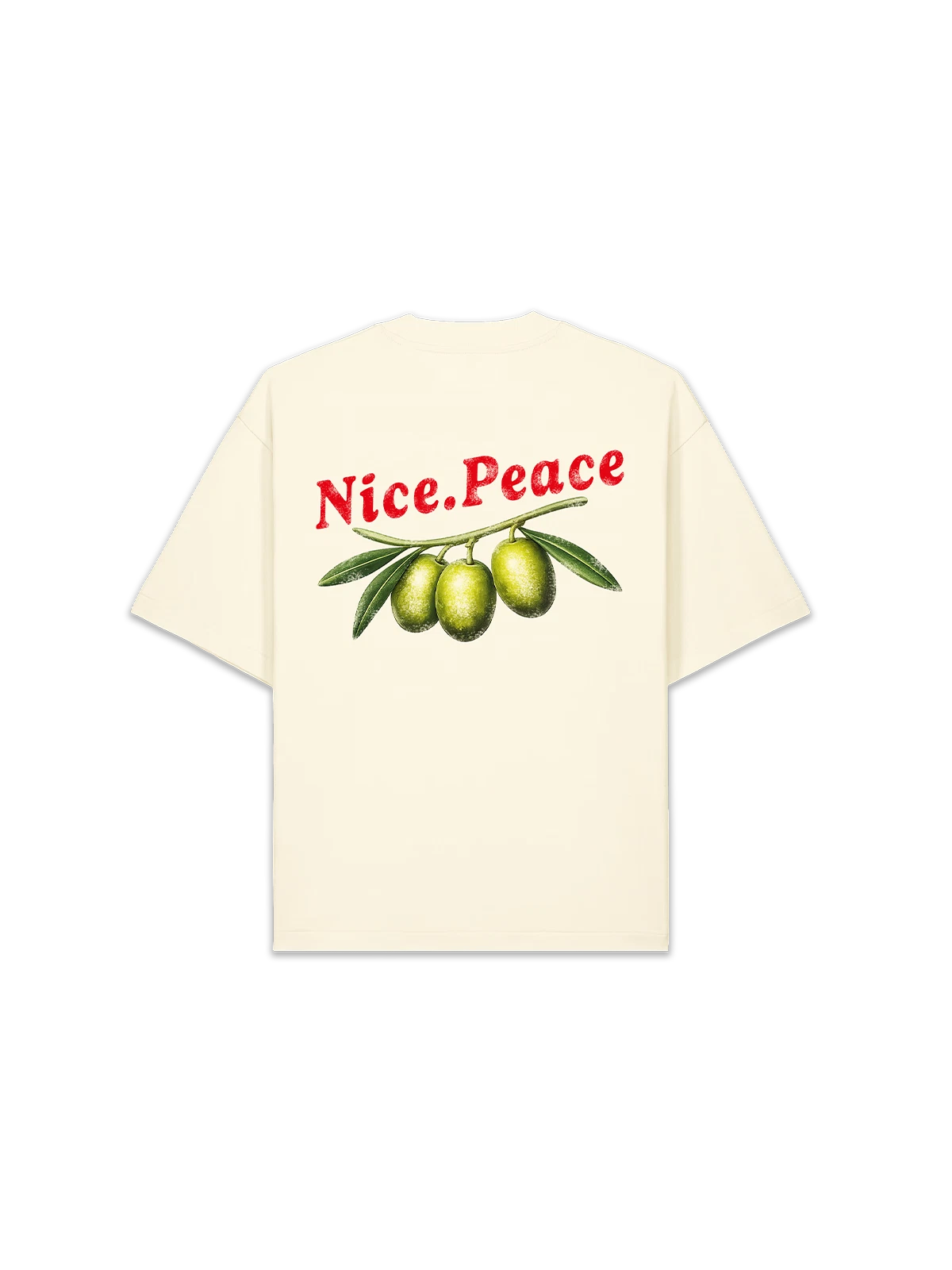 T-Shirt Olive nice.peace – Bild 2