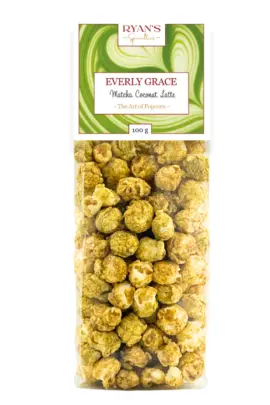 Matcha Coconut Latte Popcorn